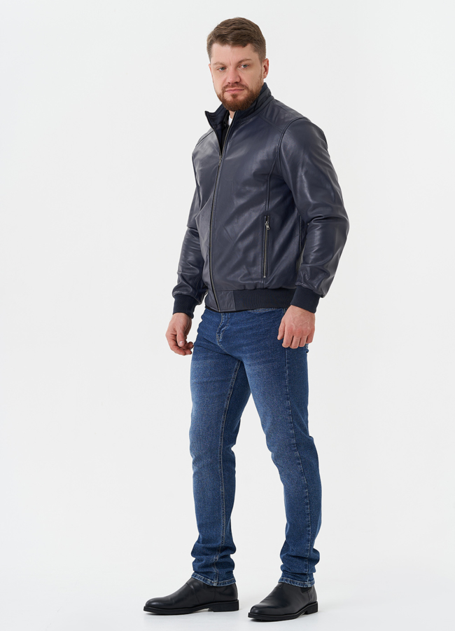 Мужская кожаная куртка 