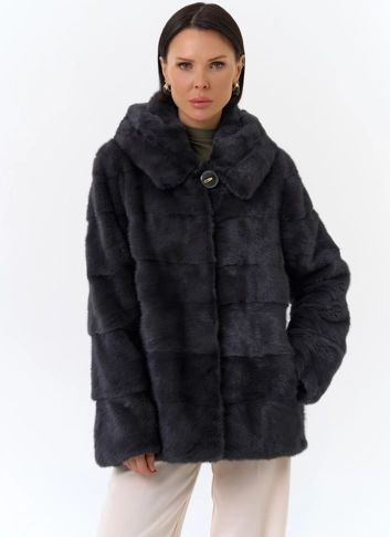 Куртка из меха норки с капюшоном Куртка из меха норки с капюшоном
