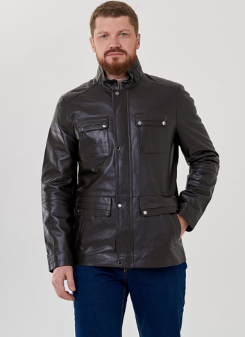 Мужская кожаная куртка Мужская кожаная куртка