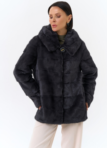 Куртка из меха норки с капюшоном Куртка из меха норки с капюшоном